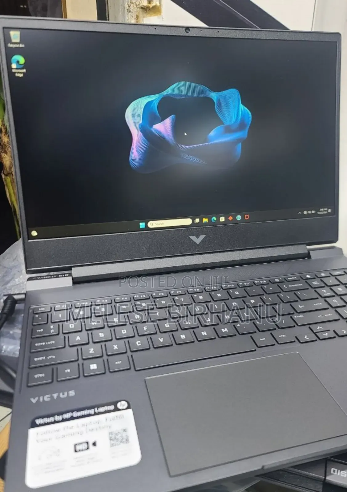 New Laptop HP Victus 16 8GB AMD Ryzen 5 SSD 512GB