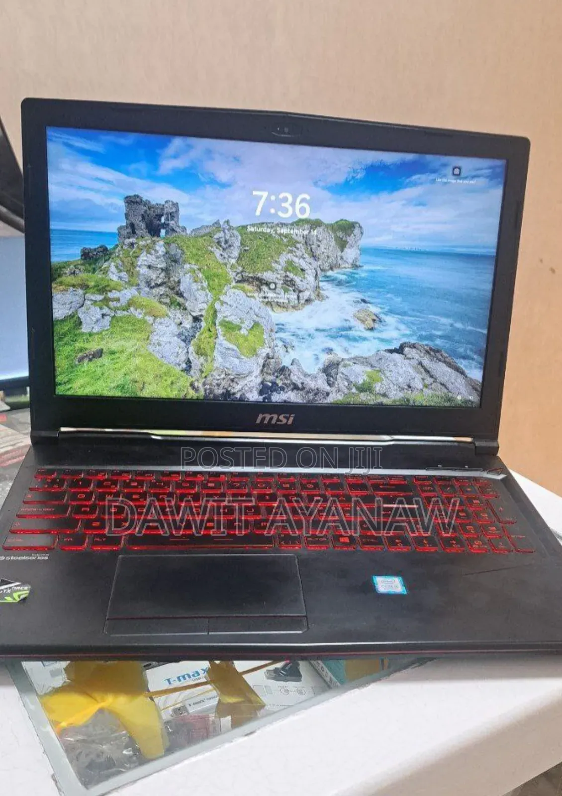 New Laptop MSI 8GB Intel Core I5 SSD 128GB