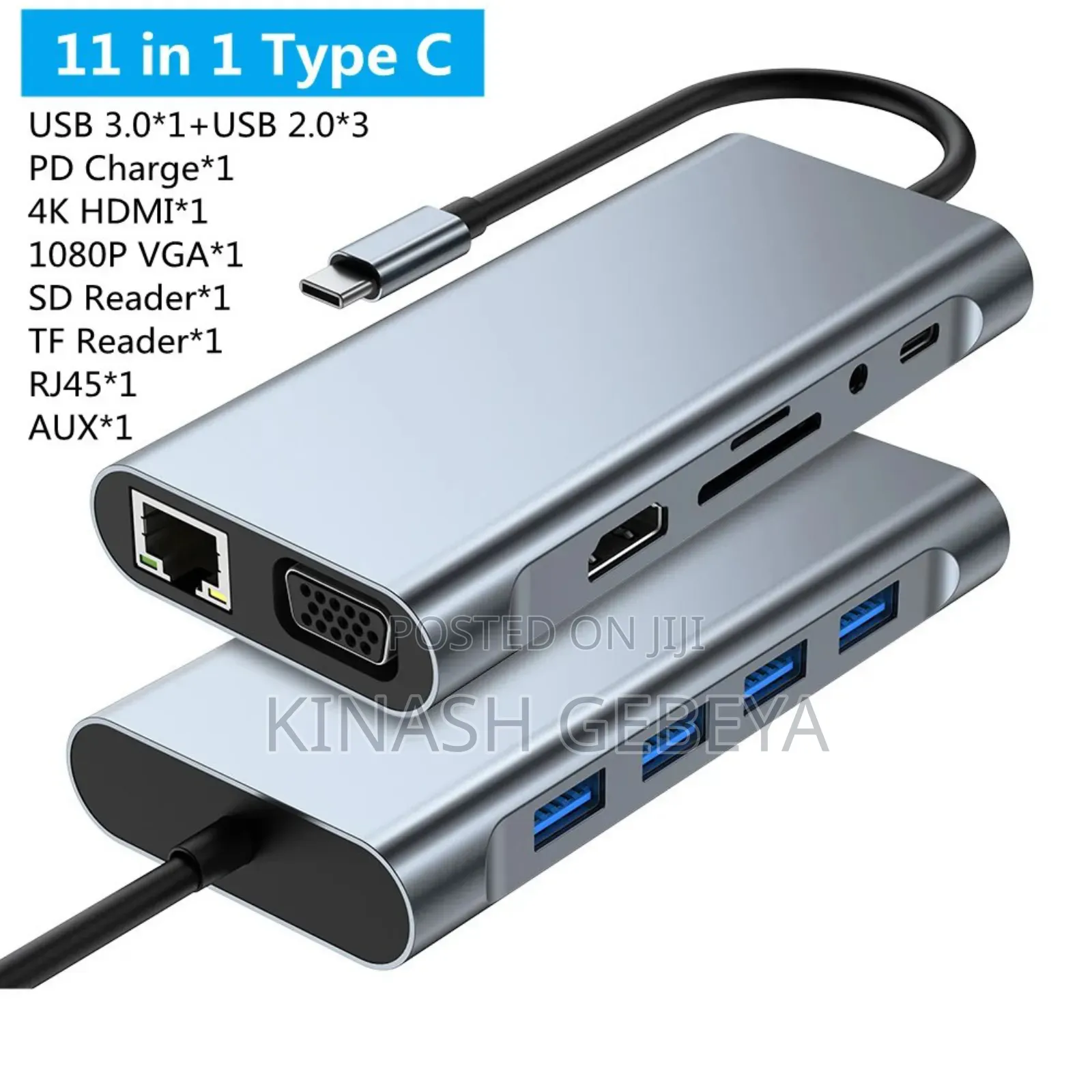 11 in 1 High Quality USB Adapter