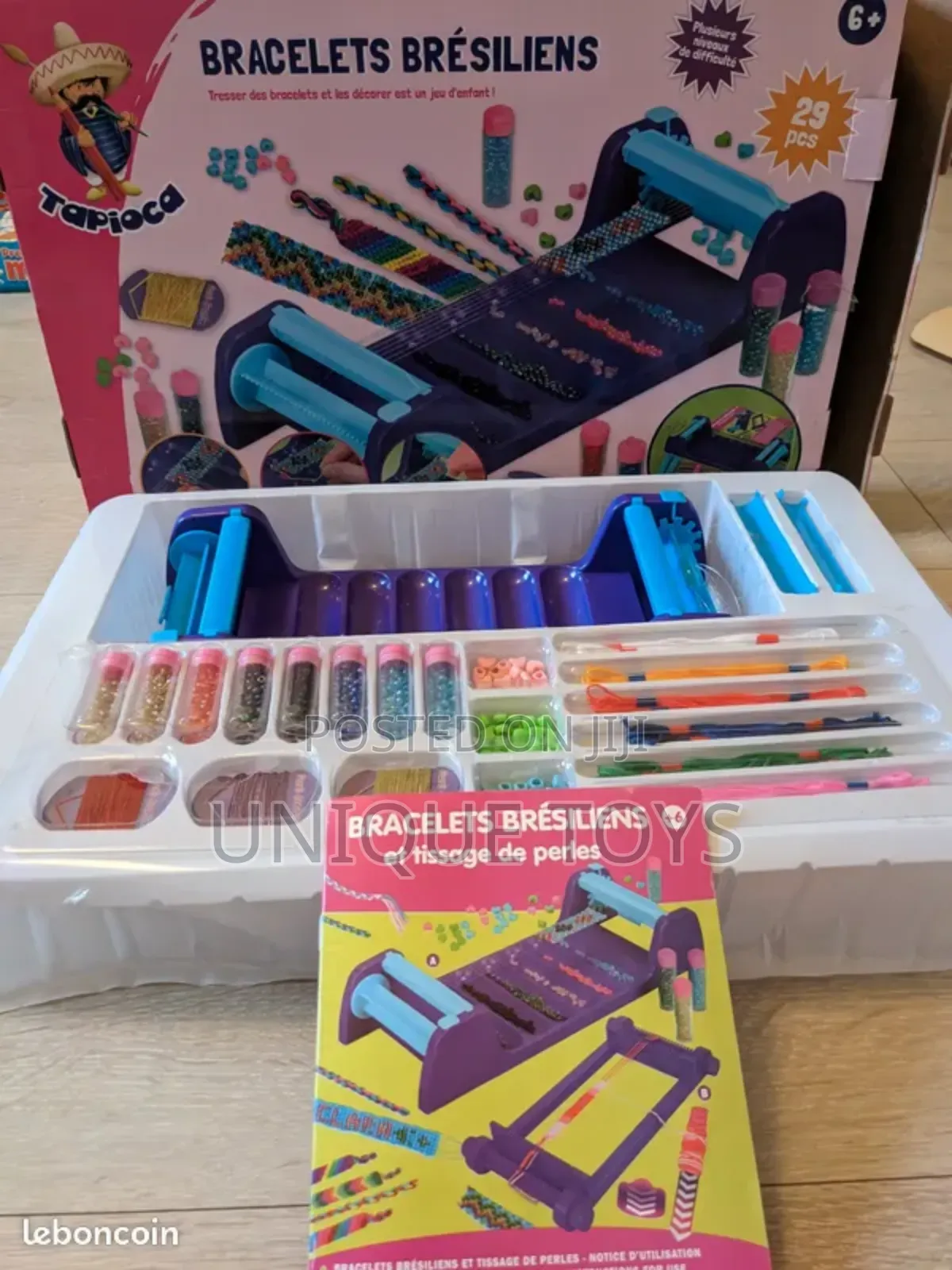 Bead Weaving Machine + Beads + Thread + Accessories Set