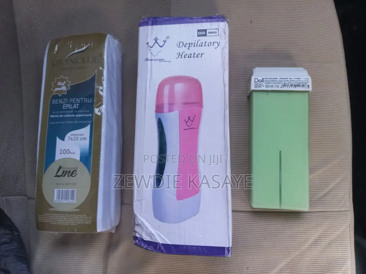 Depilatory Wax Roll Machine, የፀጉር መላጫ 3pics Set