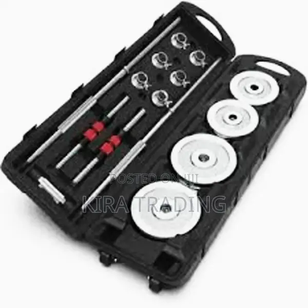 Adjustable 50kg Dumbbell and Barbell በቅናሽ