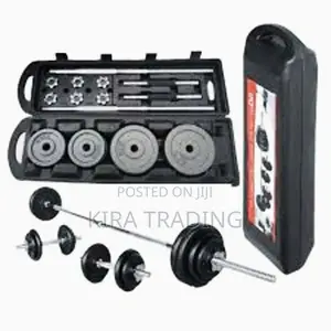 Adjustable 50kg Dumbbell and Barbell በቅናሽ