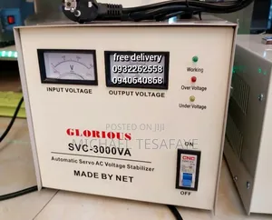 Photo - GLORIOUS Brand SVC-3000va Automatic Servo AC Voltage