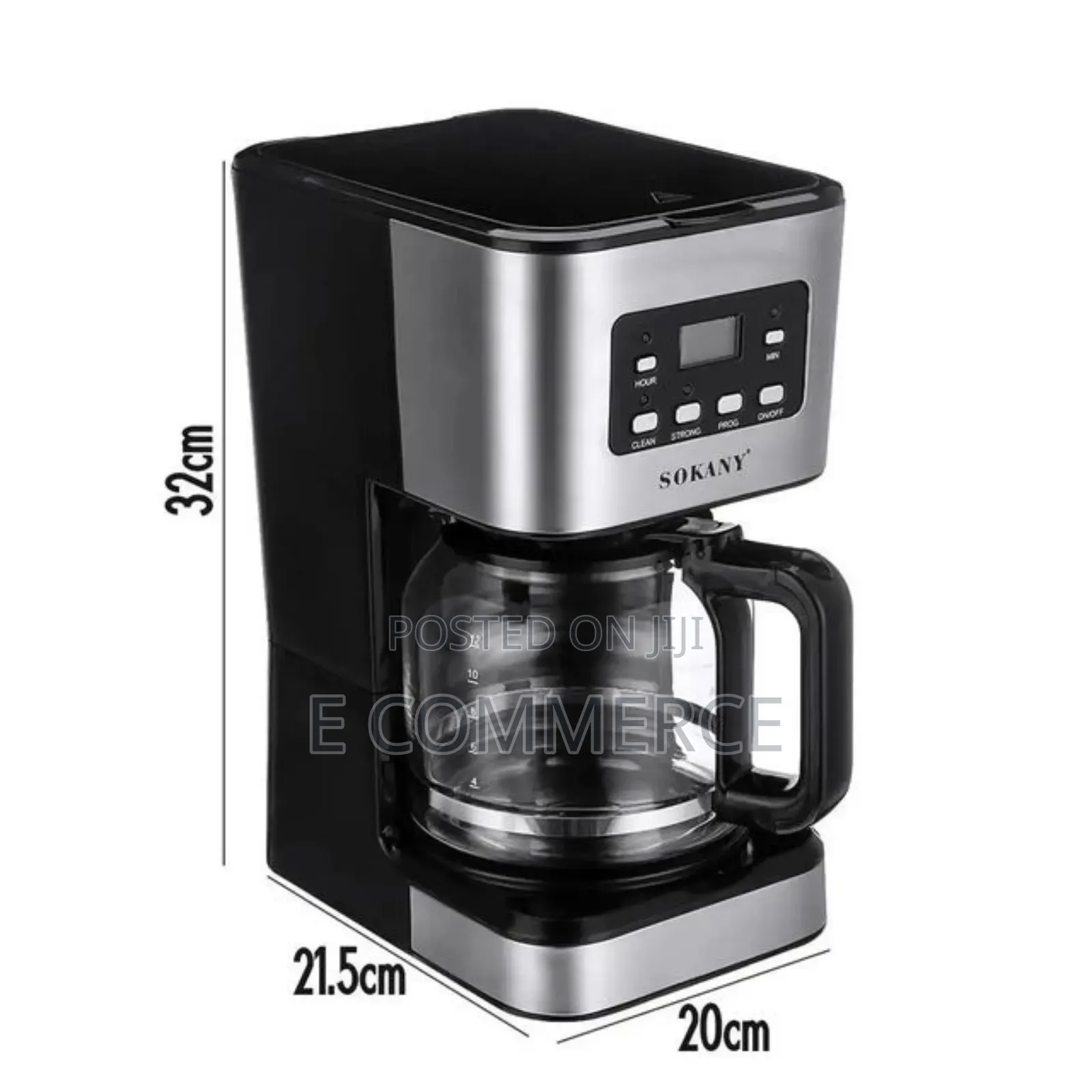 Sokany 12cups Coffee Maker With Digital Display