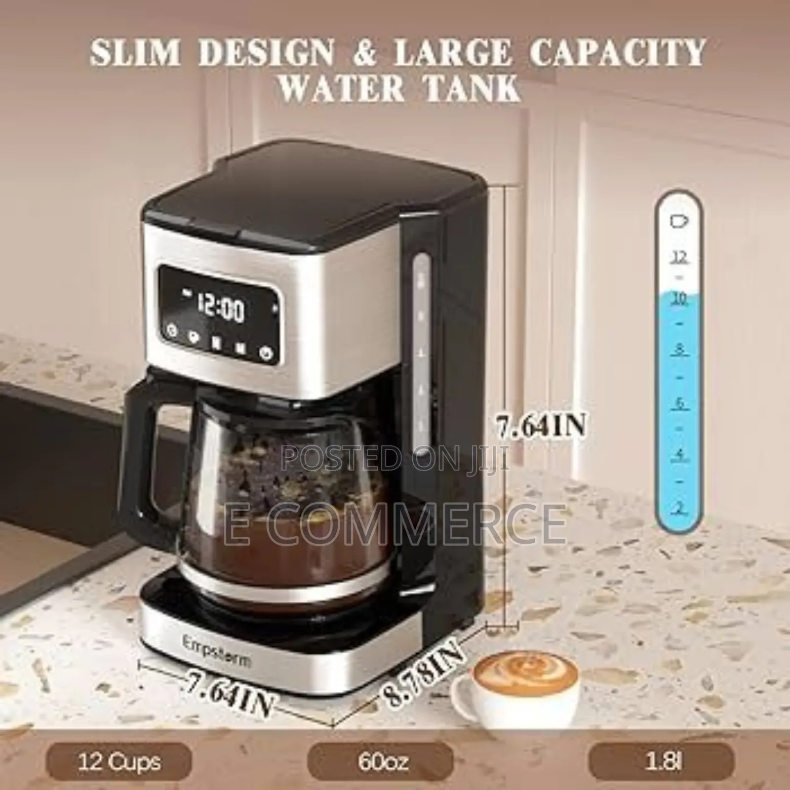 Sokany 12cups Coffee Maker With Digital Display