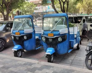 New Bajaj RE 2024 Blue