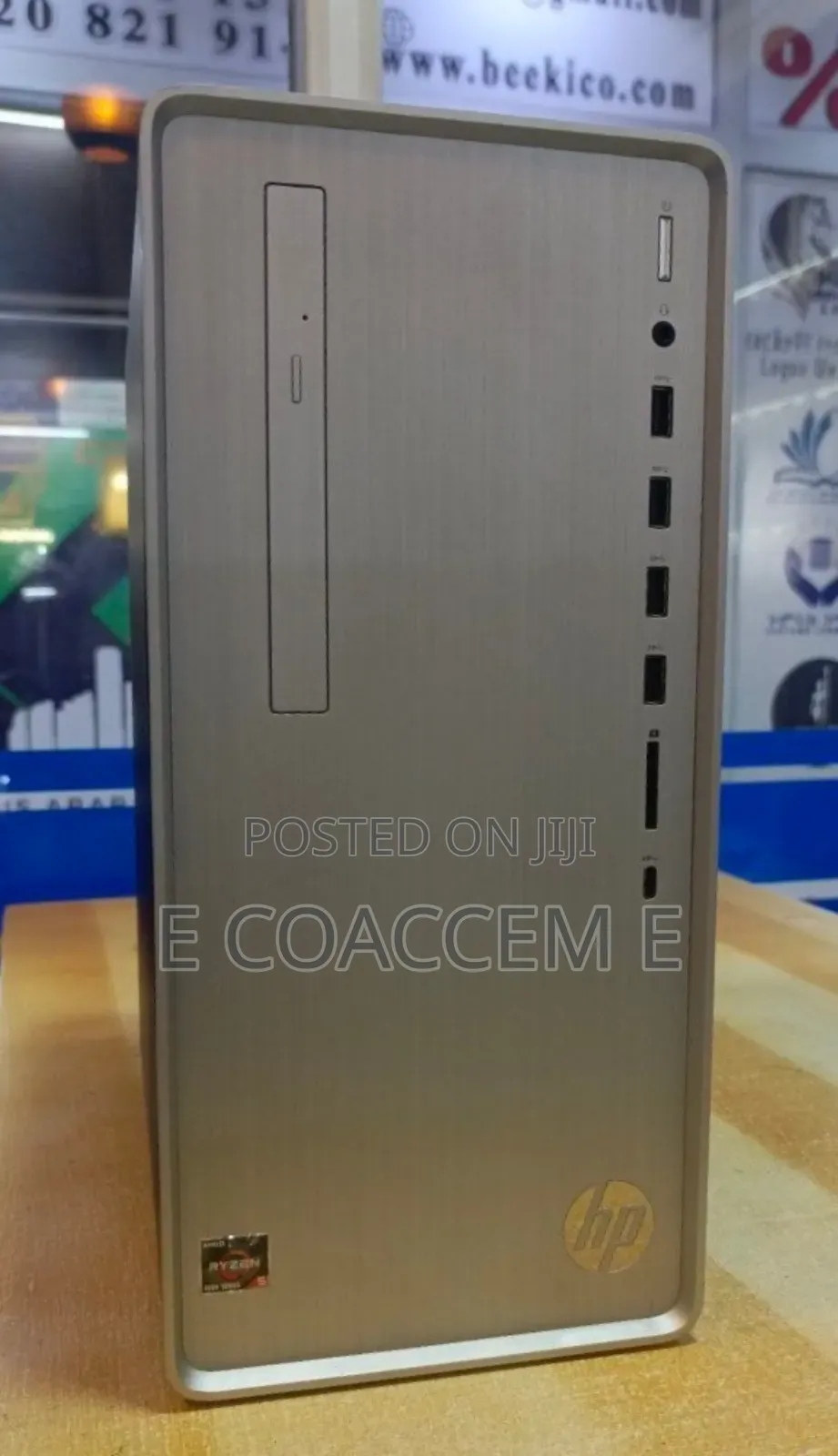 New Desktop Computer HP 16GB AMD Ryzen 5 HDD+SSD 1T