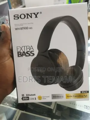Sony Wireless Headphones Black