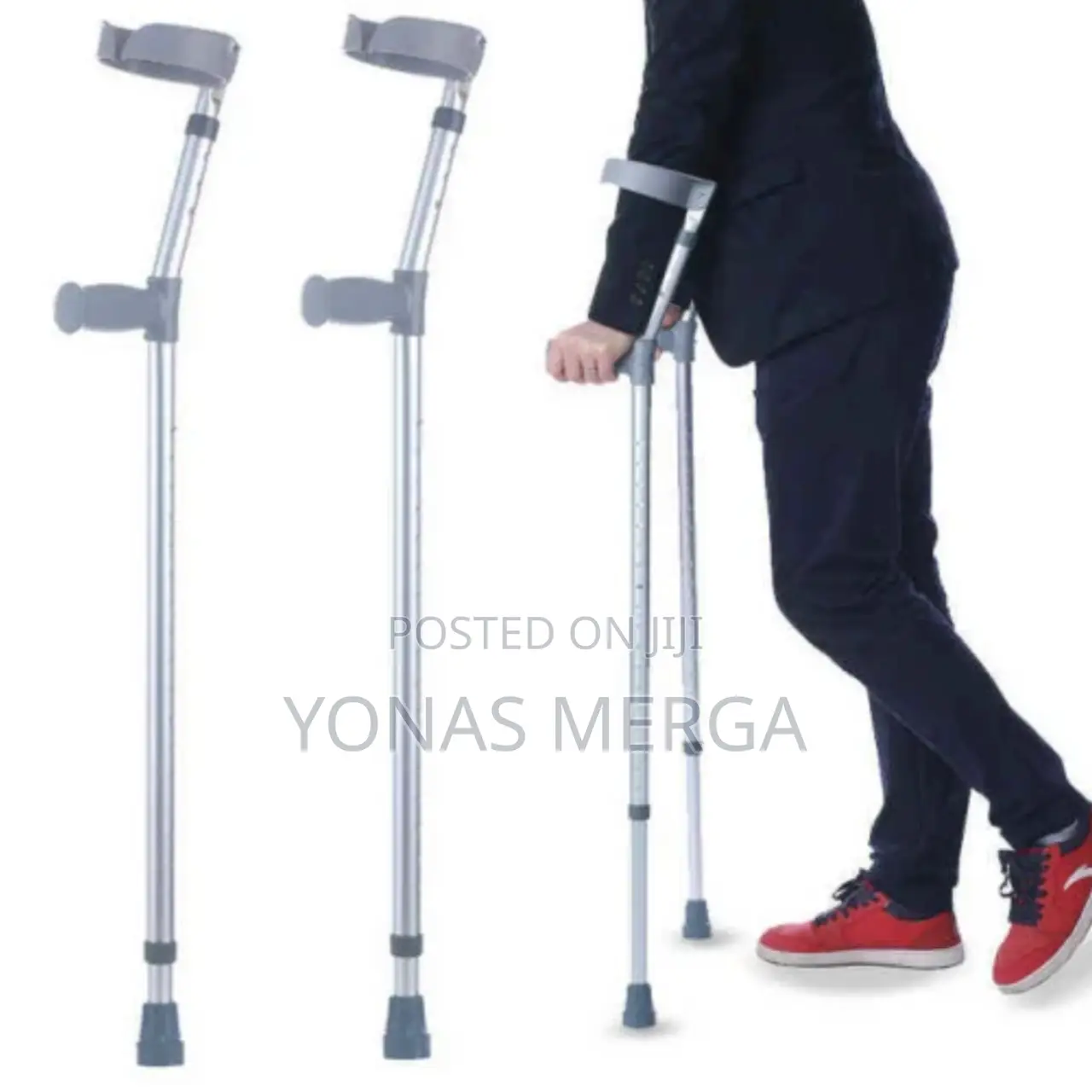 Crutches /Kranch Ergonomic Forearm Crutches - Pair Be1351