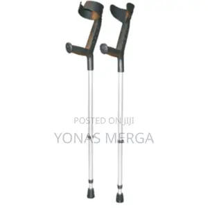 Photo - Crunch/Progress Double Adjustable Elbow Crutches/Paialuminum