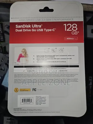 Sandisk 128gb Usb Typec 400mb/S Flash