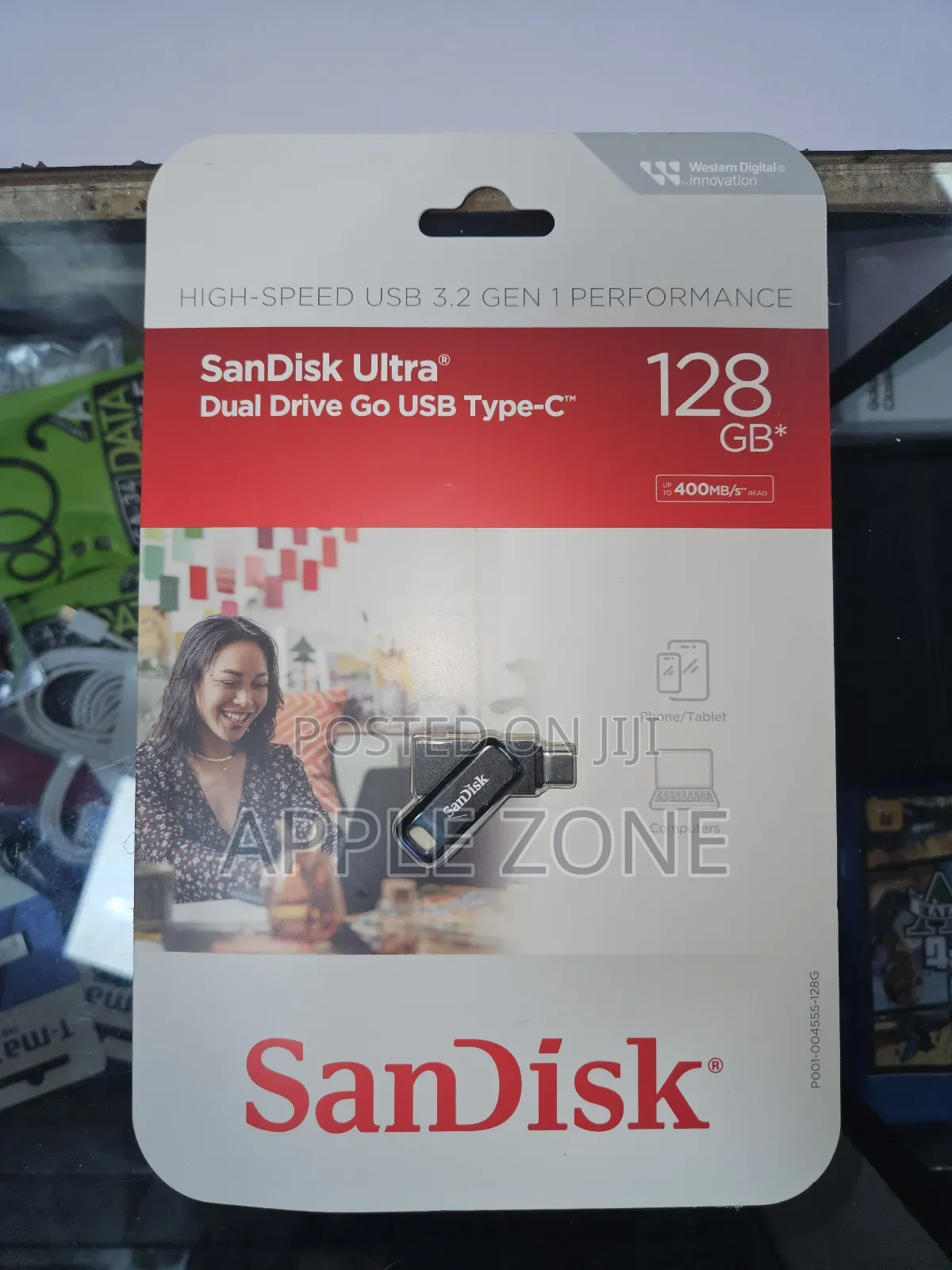Sandisk 128gb Usb Typec 400mb/S Flash