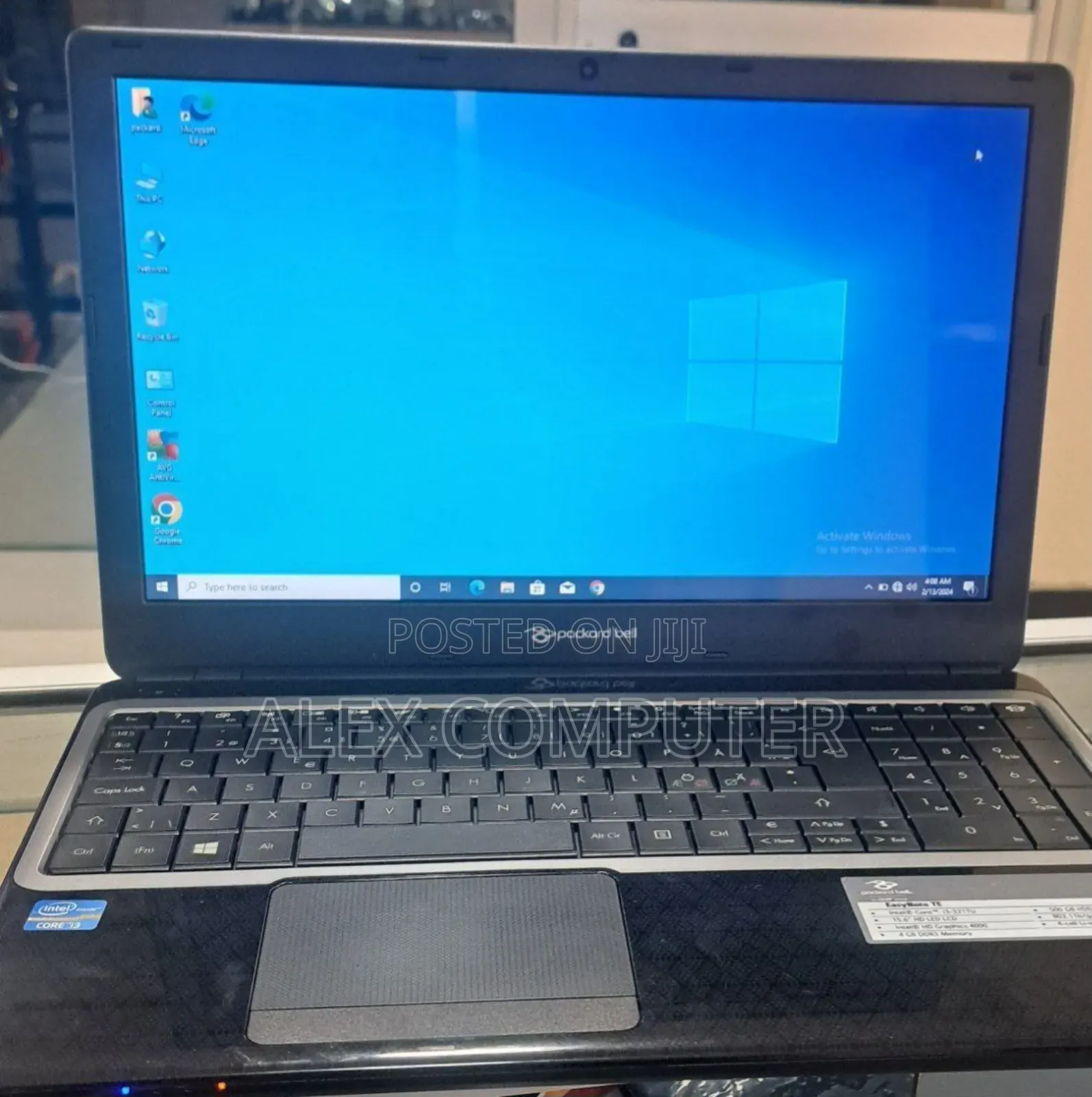 New Laptop Packard Bell Dot 4GB Intel Core I3 HDD 500GB