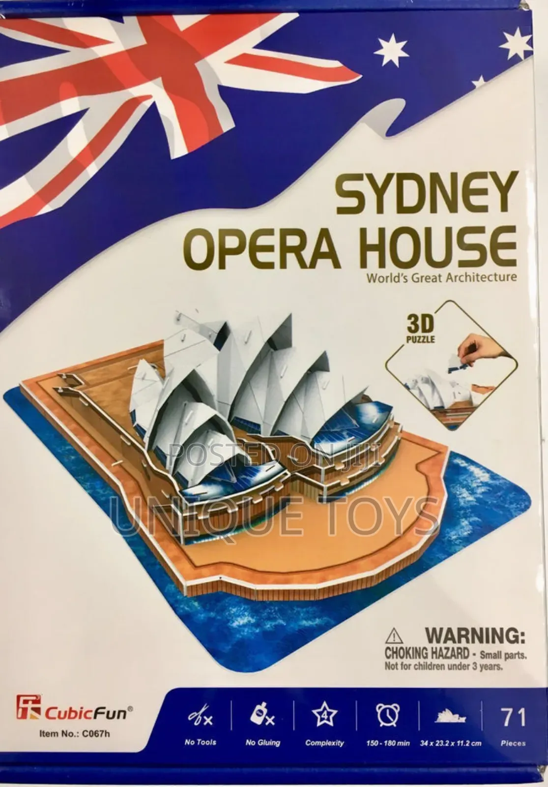 Sydney Opera House, 71 PCS - STEAM 3D Puzzle