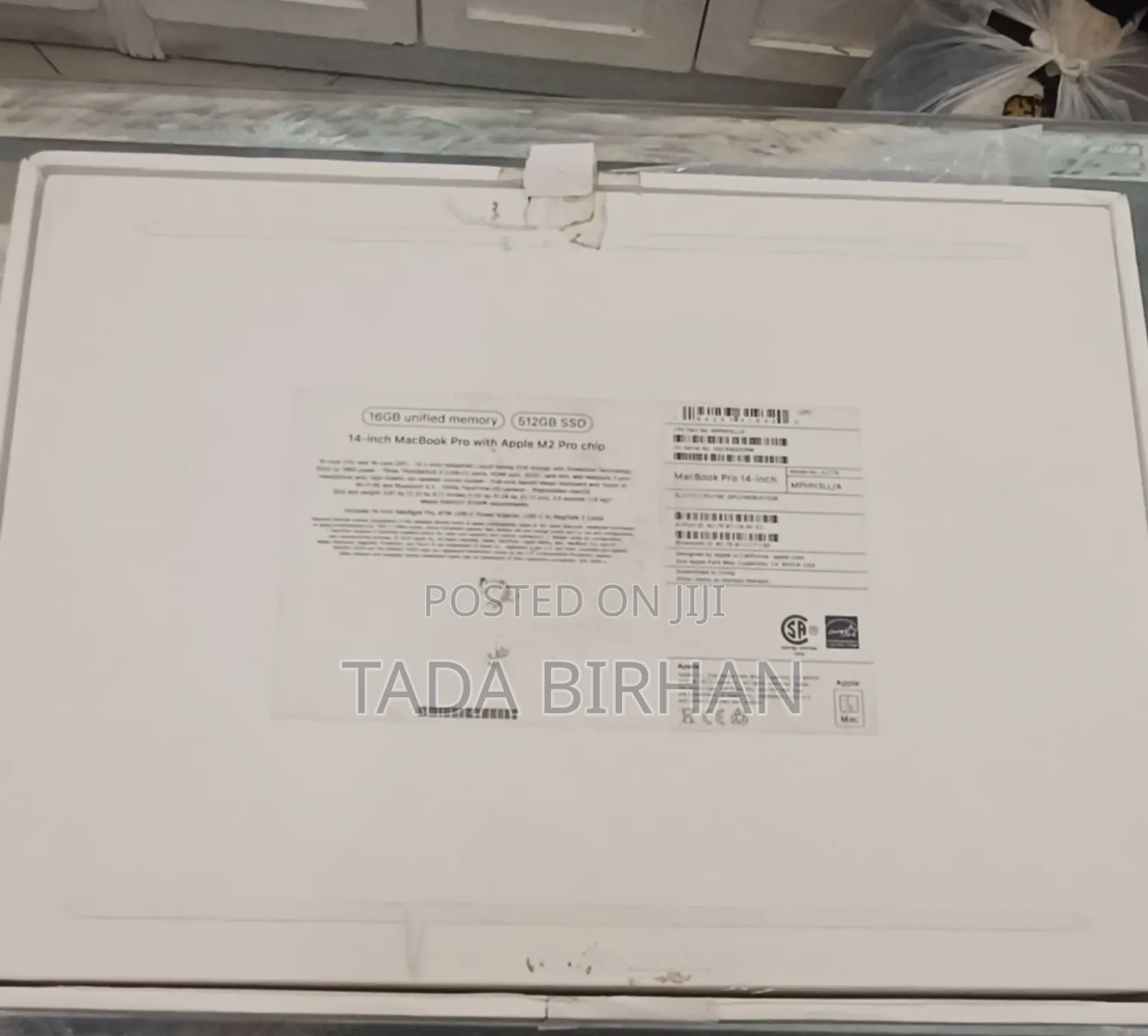 New Laptop Apple MacBook Pro 2023 M2 16GB Apple M2 SSD 512GB