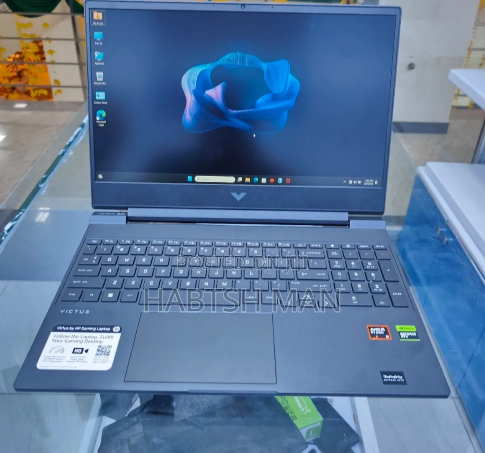 New Laptop HP Victus 16 8GB AMD Ryzen 5 SSD 512GB