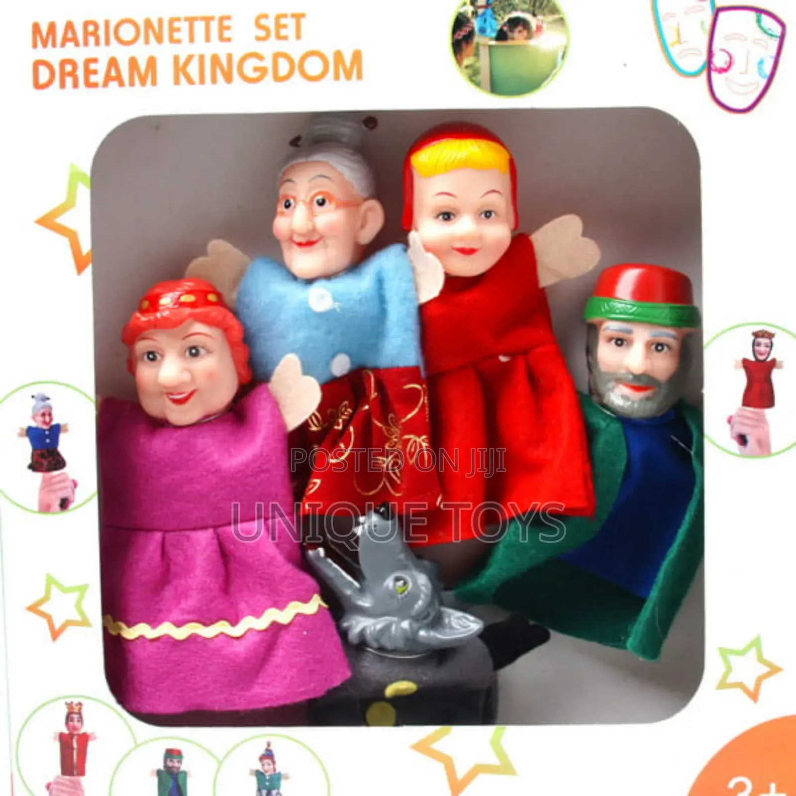 Fairytale Hand Puppet Set, 5 PCS