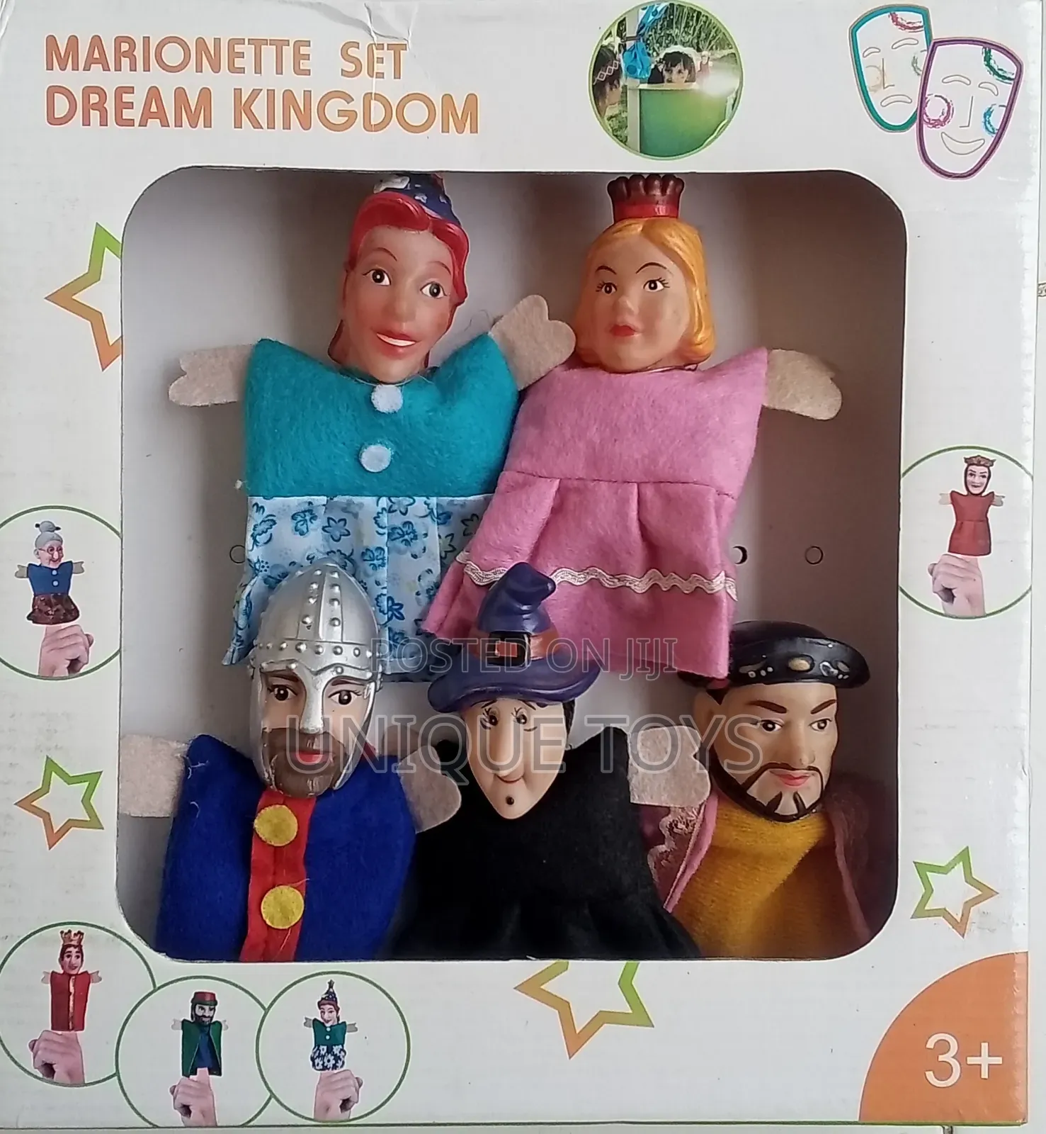 Fairytale Hand Puppet Set, 5 PCS