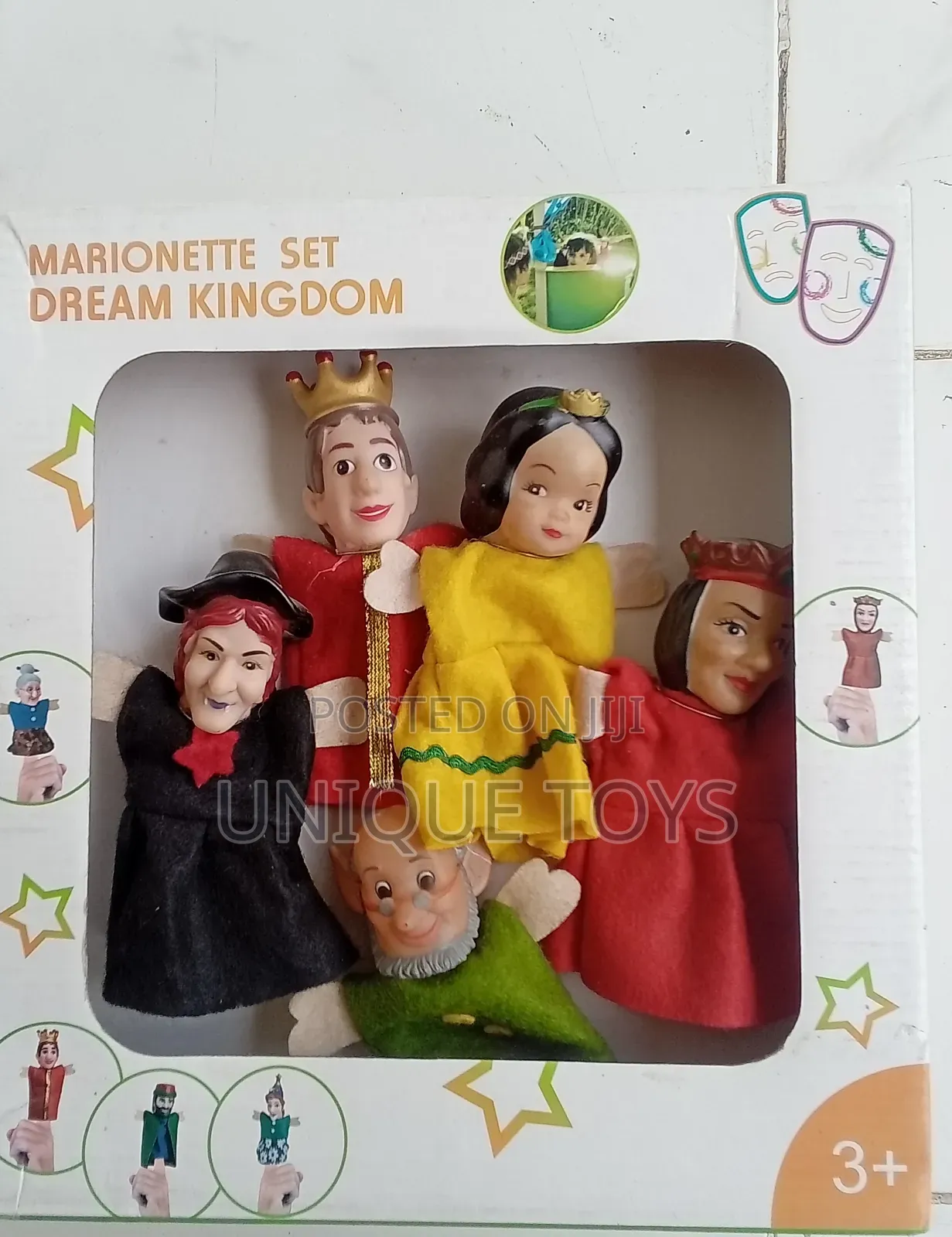 Fairytale Hand Puppet Set, 5 PCS