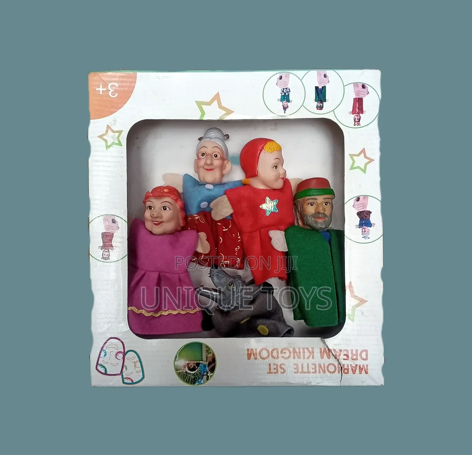 Fairytale Hand Puppet Set, 5 PCS