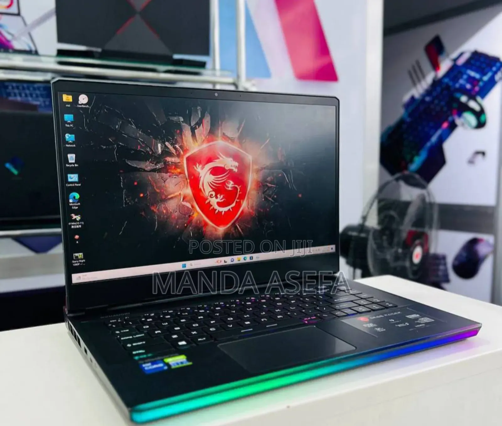 New Laptop MSI GE66 Raider 16GB Intel Core I7 SSD 1T