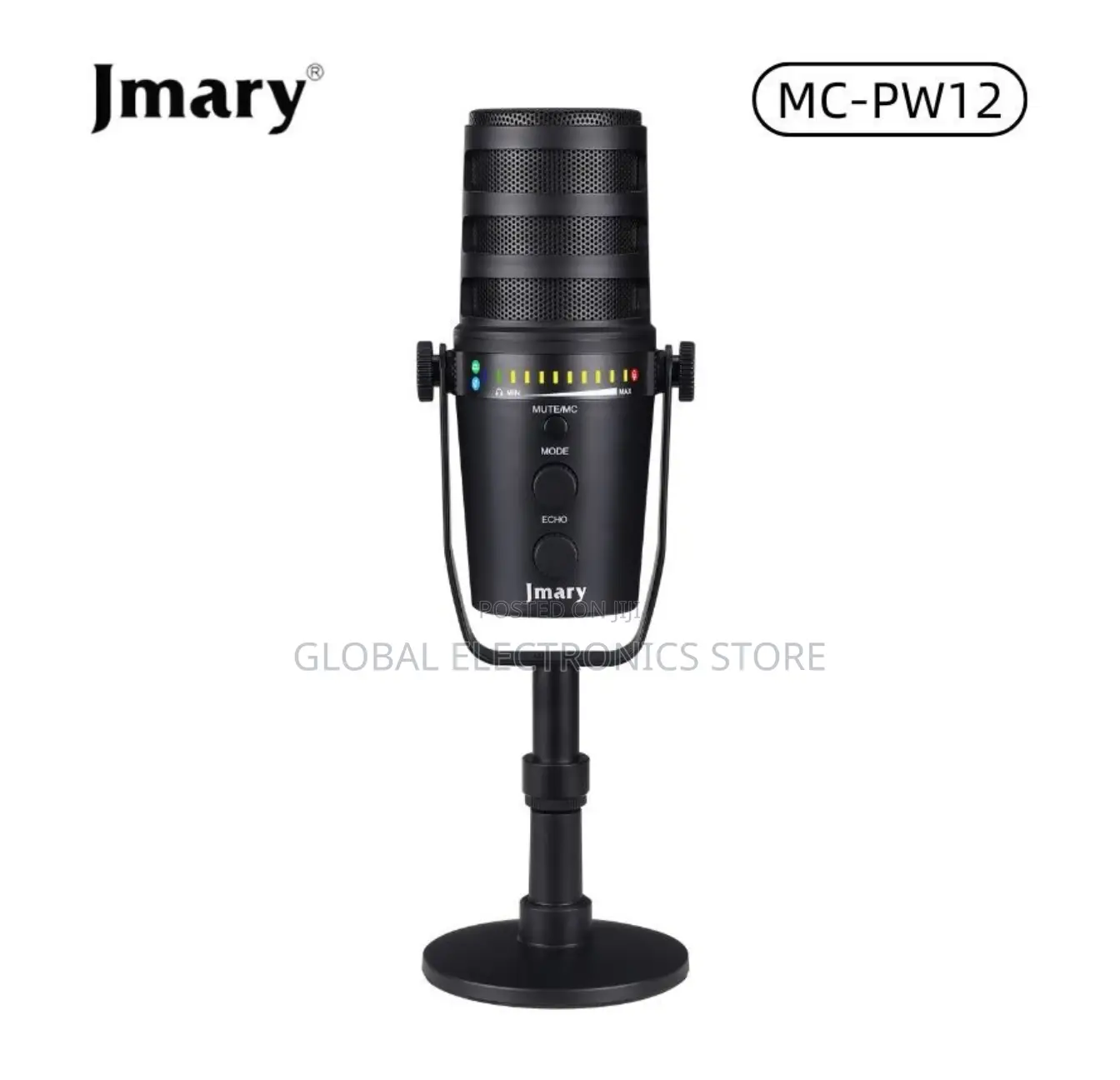 JMARY USB Mic 360 Degree Rotating Zero Latency