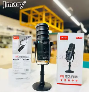 JMARY USB Mic 360 Degree Rotating Zero Latency