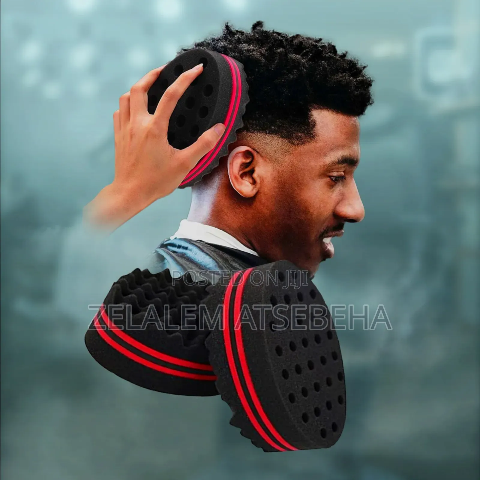 Hair Curl Sponge and Hair Freezer. Dual Side Freezer.