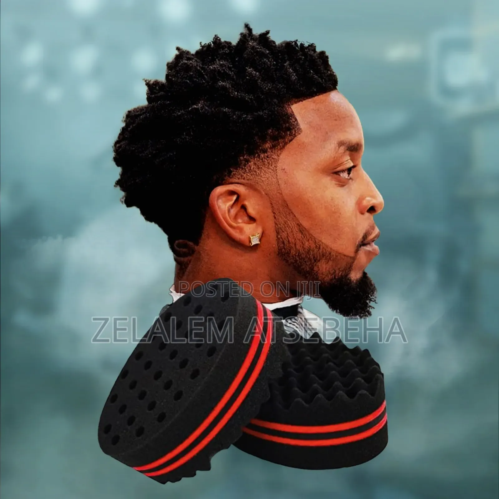 Hair Curl Sponge and Hair Freezer. Dual Side Freezer.