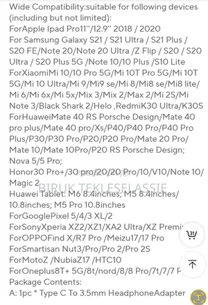 Type C to 3.5 Mm Aux Adapter