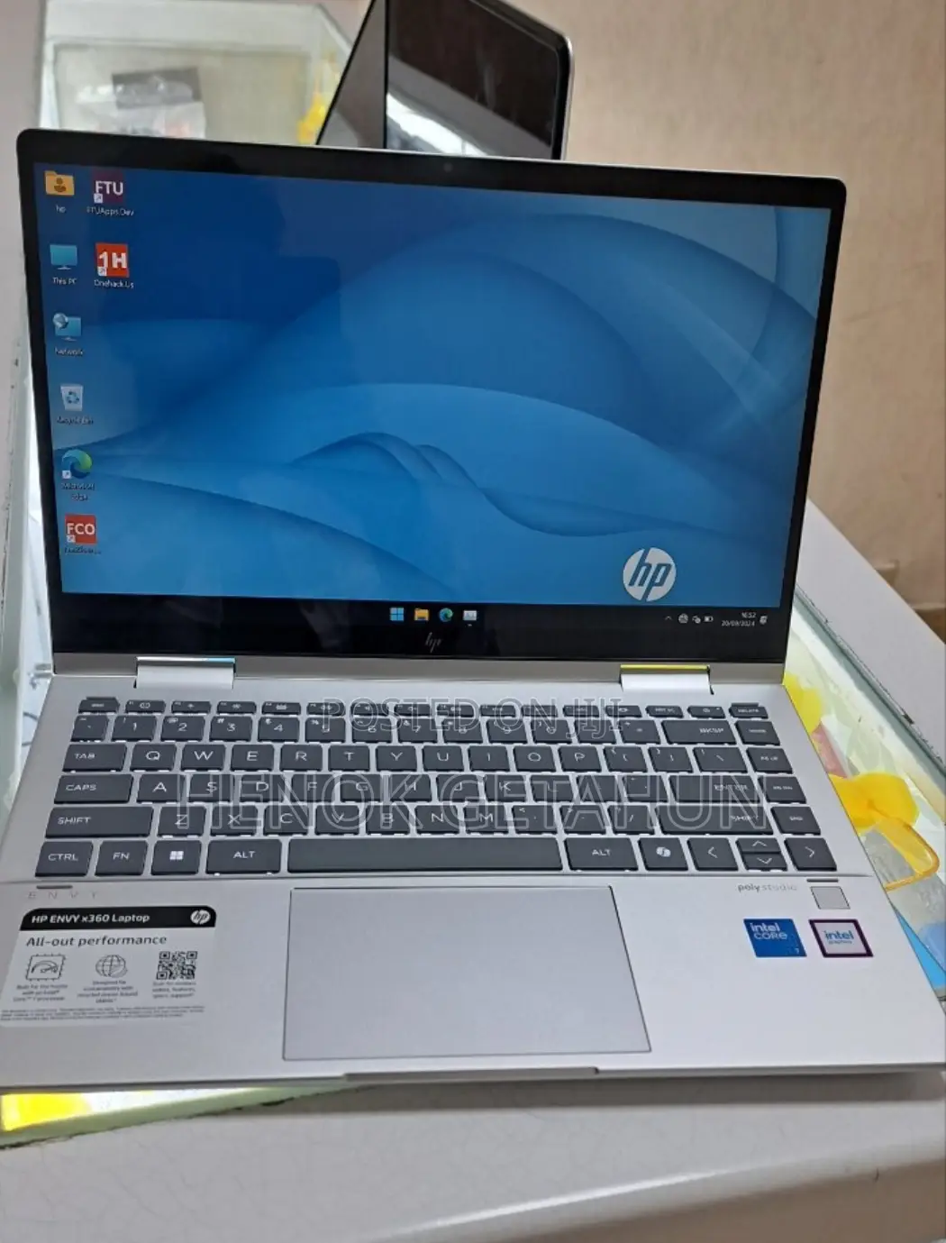 New Laptop HP Envy X360 16GB Intel Core I7 SSD 1T