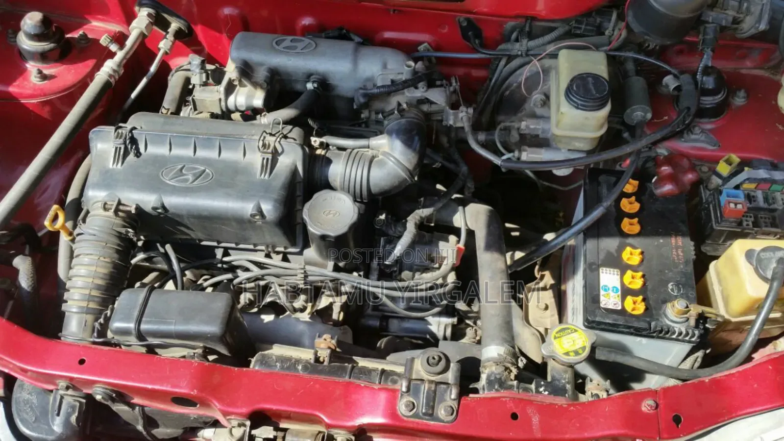 Hyundai Atos 1998 Red