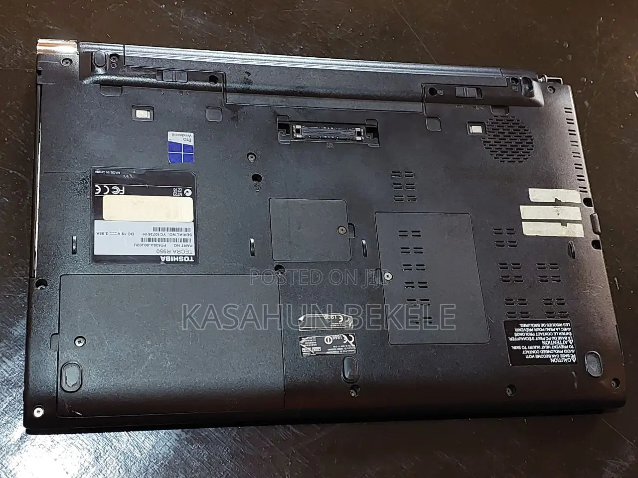 Laptop Toshiba Tecra R950 4GB Intel Core I5 HDD 500GB