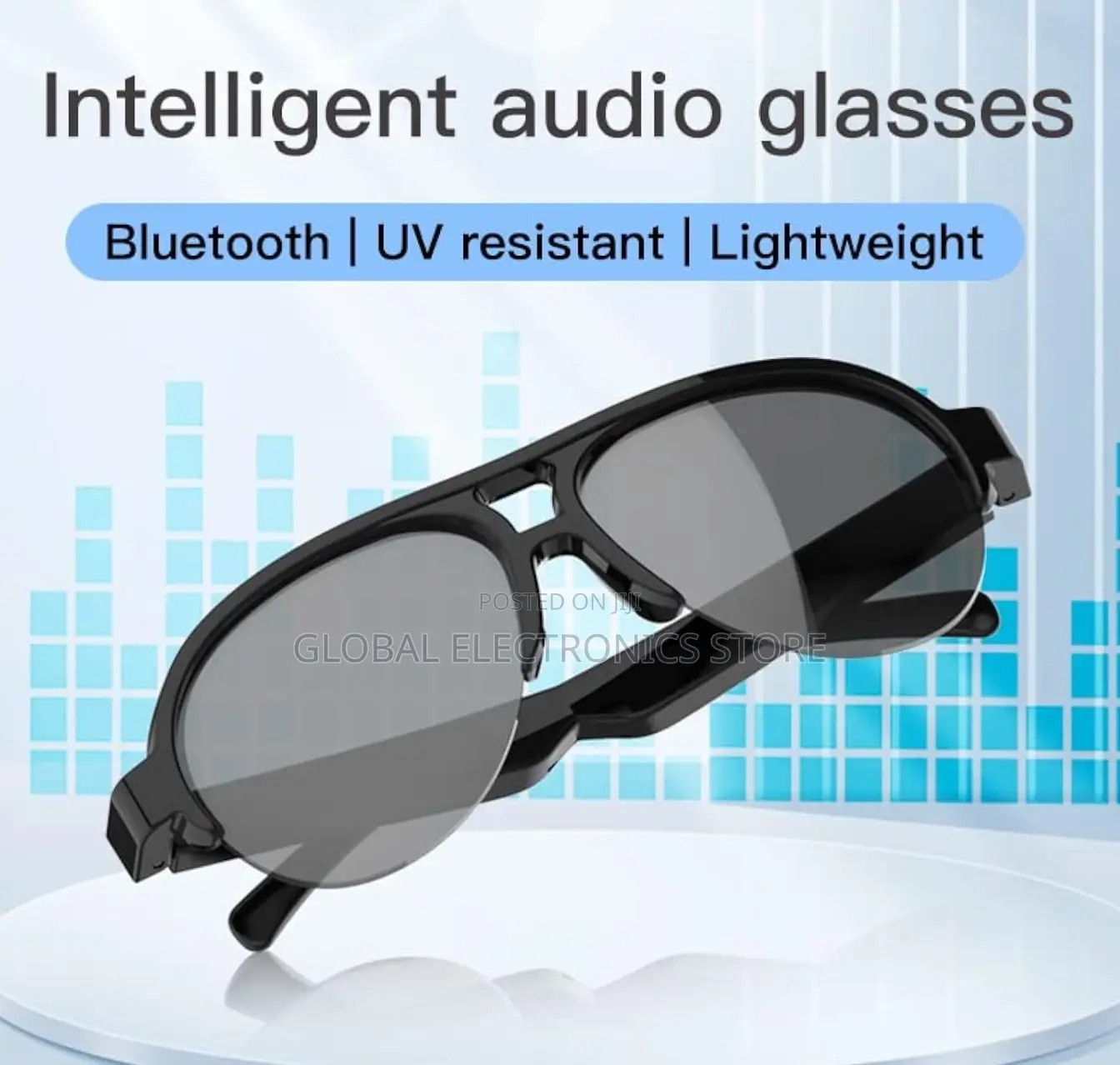 Original Bluetooth Smart Sunglass + UV and Glare Protection