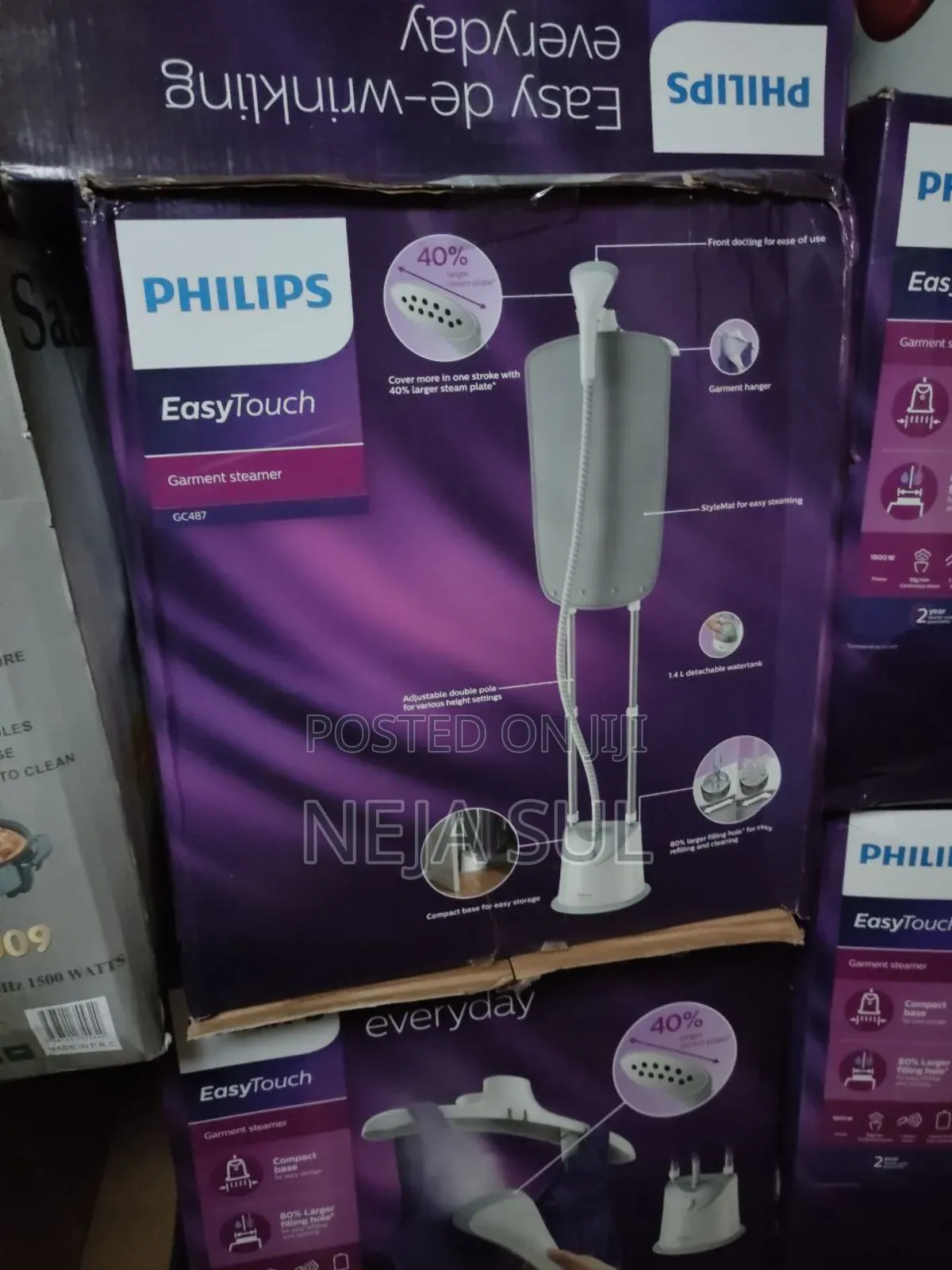Phillips Garment Steamer ልብስ ካዉያ Deliver
