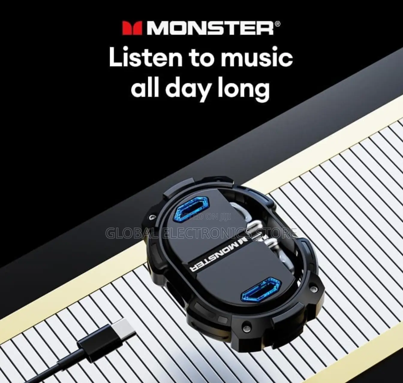 Monster Bluetooth 5.3 TWS Noise Reduction With Mic Headset
