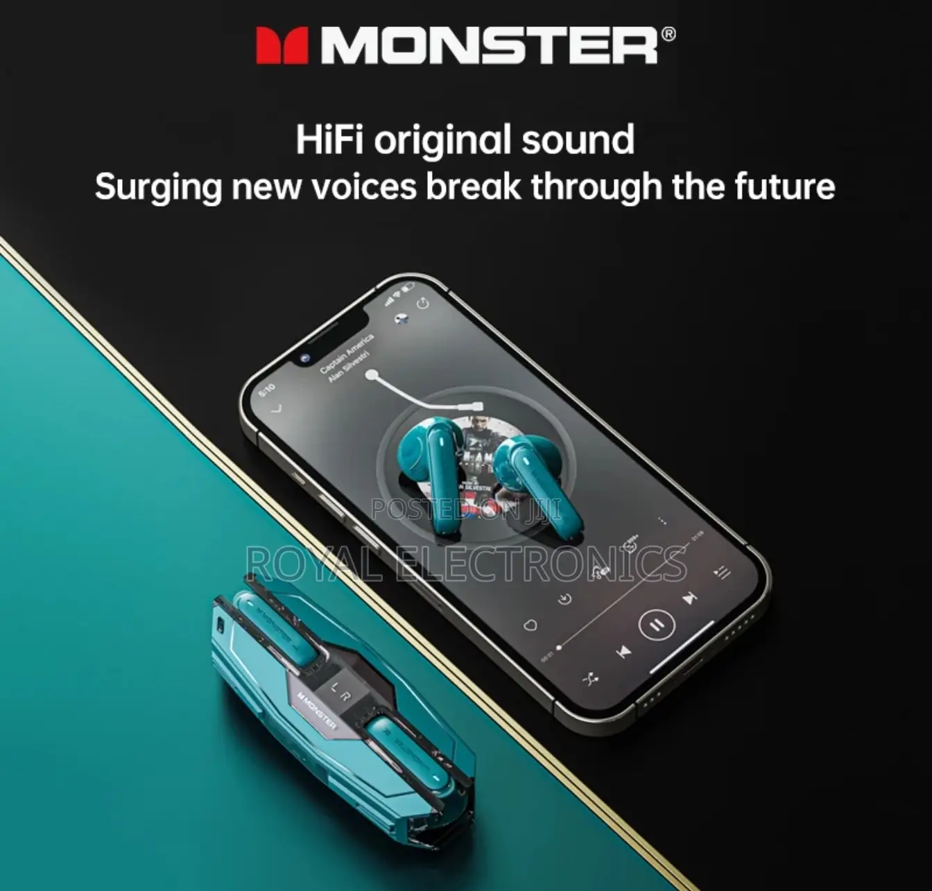 Monster Bluetooth Hifi Sound Quality Headphone With HD Call