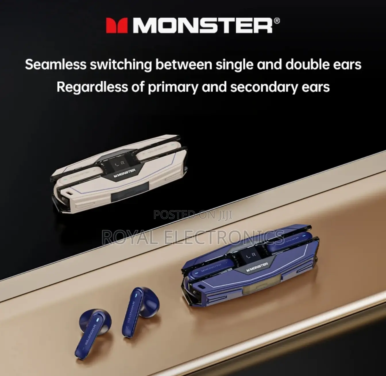 Monster Bluetooth Hifi Sound Quality Headphone With HD Call