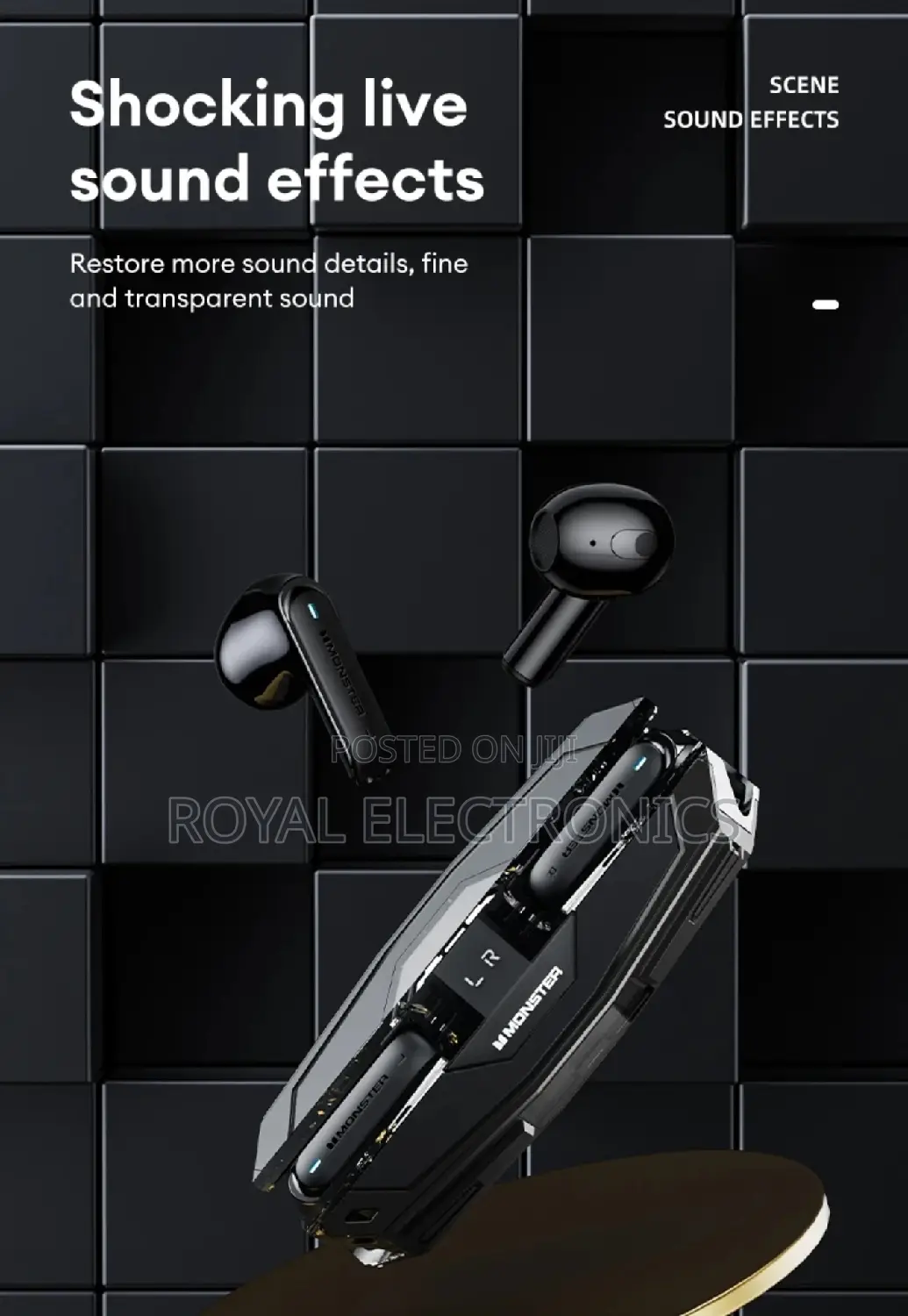 Monster Bluetooth Hifi Sound Quality Headphone With HD Call