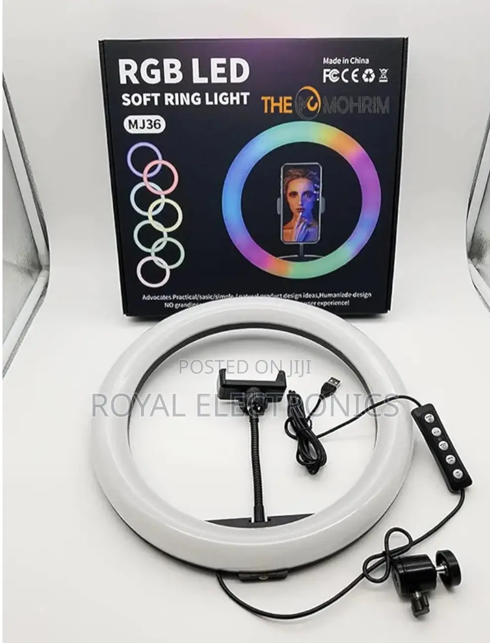14 Inch RGB Soft Ring Light With 2 Meter Stand