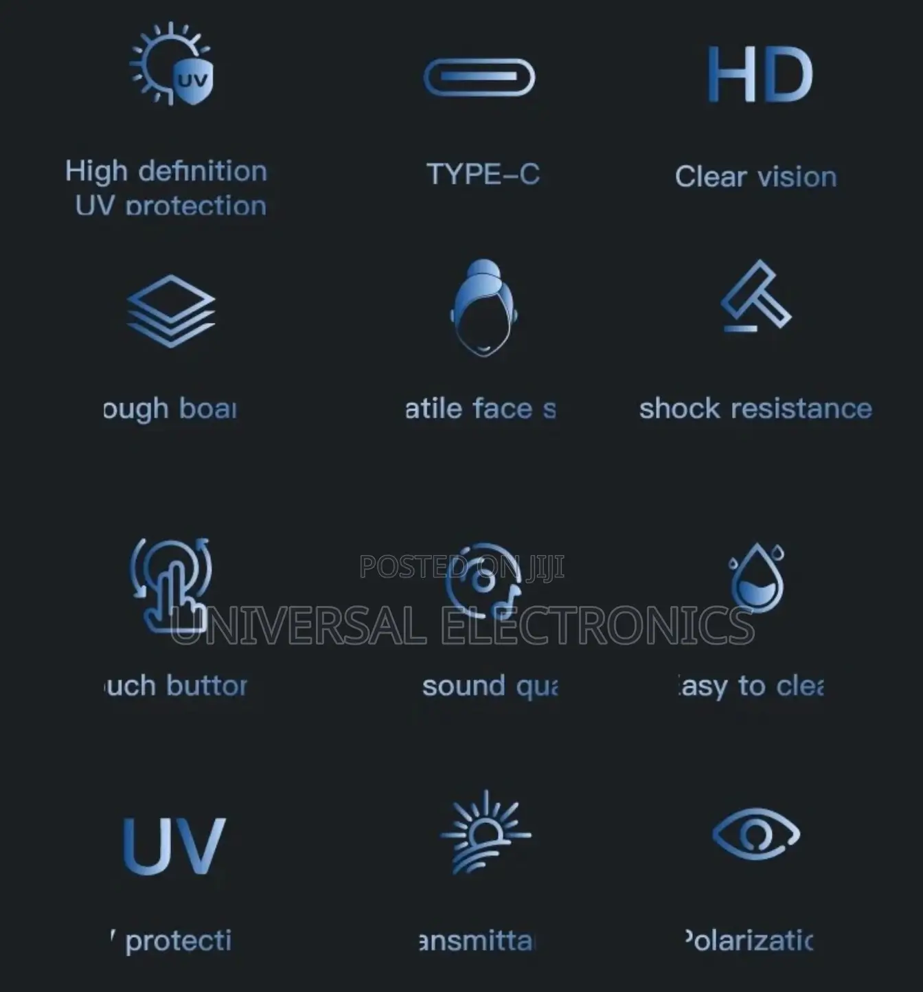 Original ስማርት Sunglass ( Bluetooth 5.3 Hd Call)