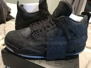 Jordan 4 Black Kaws Shoes