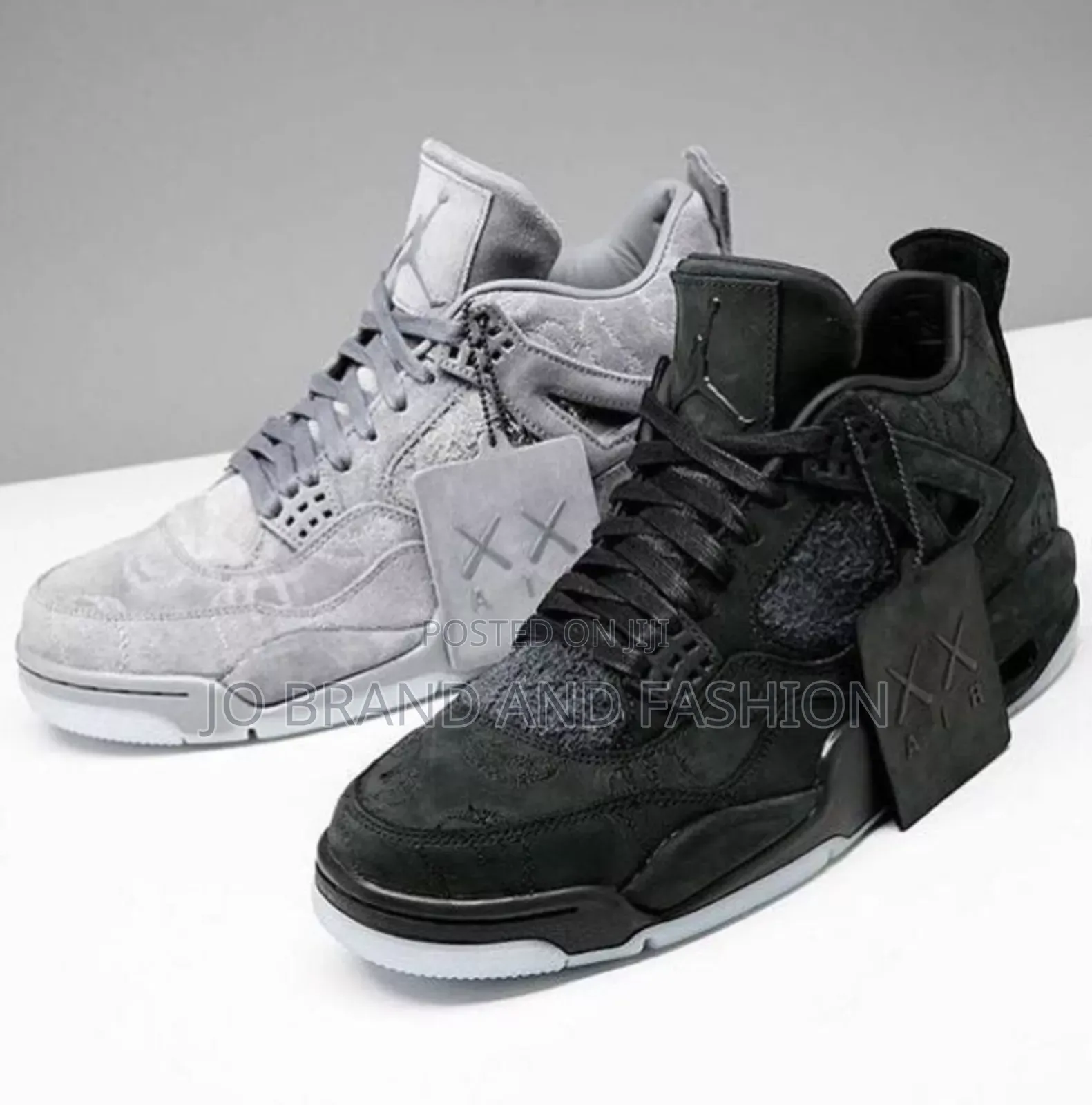 Jordan 4 Black Kaws Shoes
