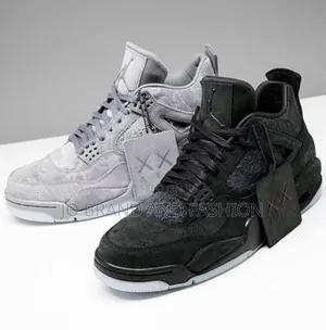 Jordan 4 Black Kaws Shoes