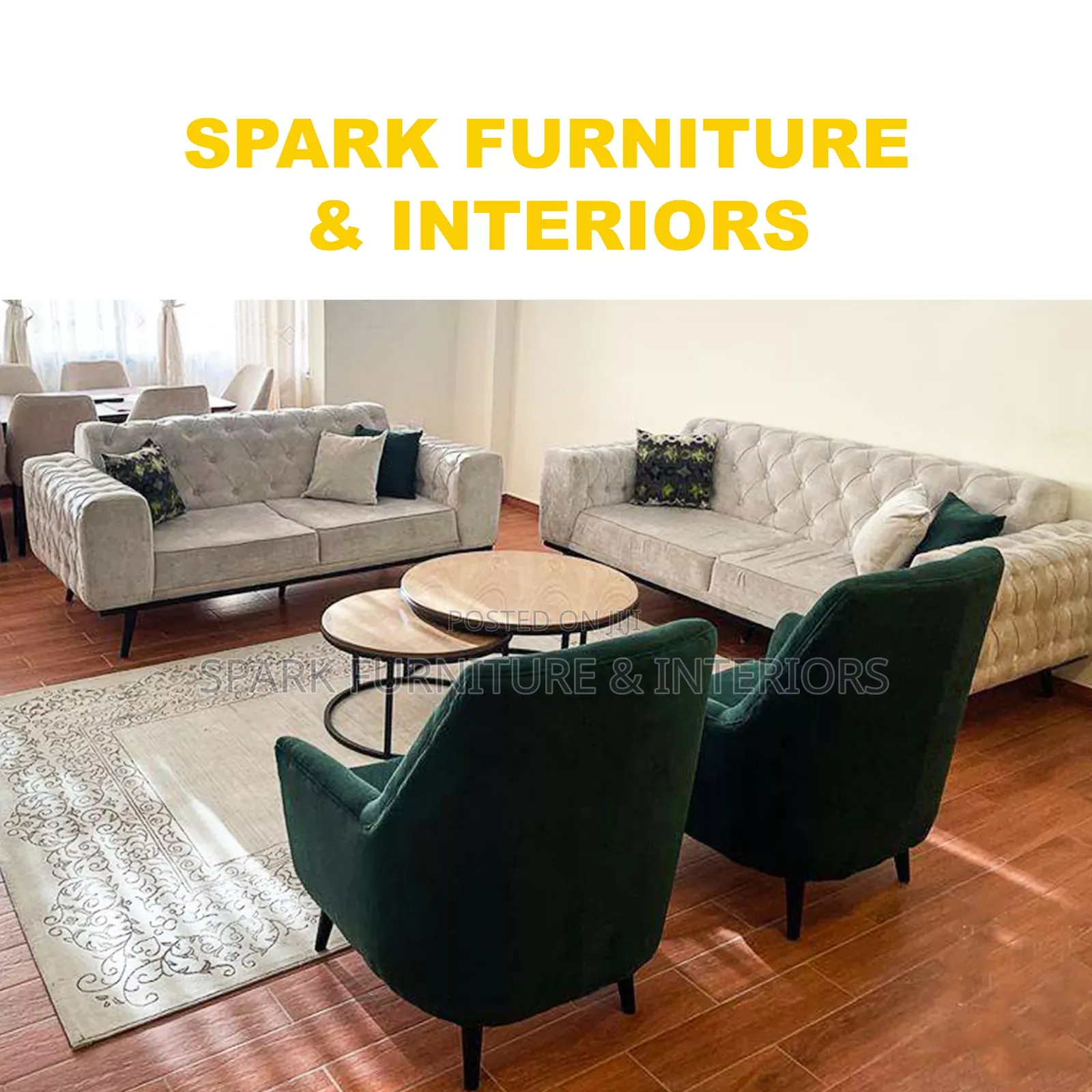 S-022 7 Seater Sofa Set (ባለ 7 መቀመጫ)