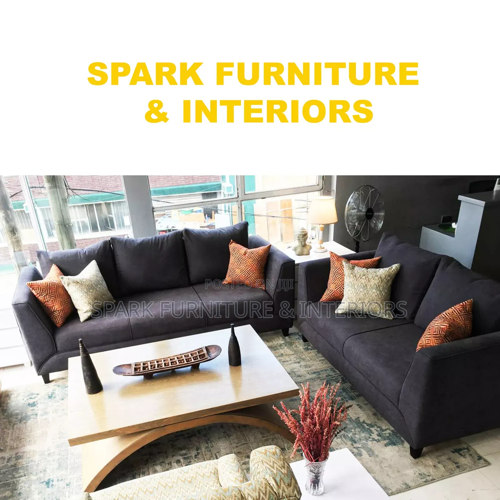 Sofa Set S-017 (ባለ 6 መቀመጫ)