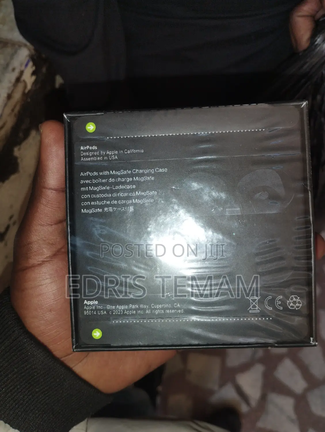 Air Pod Pro 3rd Generation Wireless Headphones Black Colour