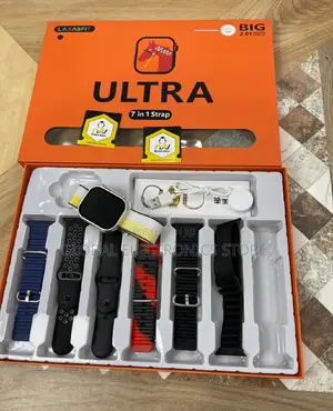 Ultra 2.01 Inch Smart Watch With 7 Straps