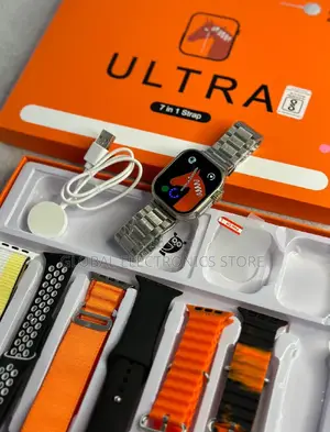Original ULTRA SERIES 8 SMARTWATCH With 7 Straps